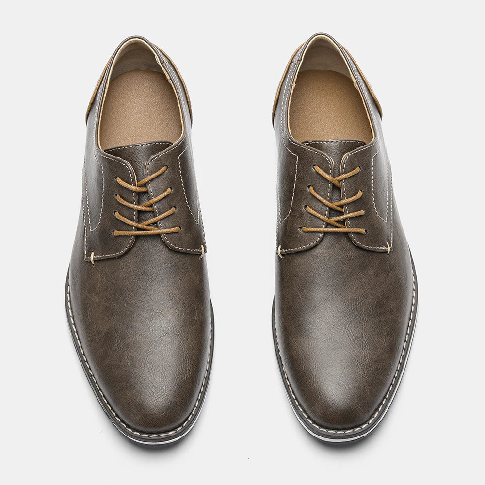 39~49 men shoes brand 2023 fashion comfortable men leather shoes #KD4163 comfortable men leather shoes #KD4163