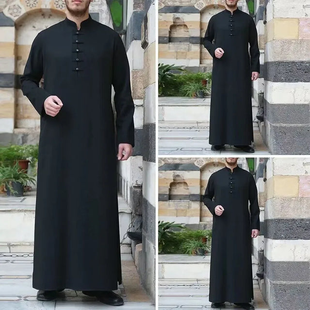 Muslim Robe Men Jubba Thobe Saudi Arabia Kaftan