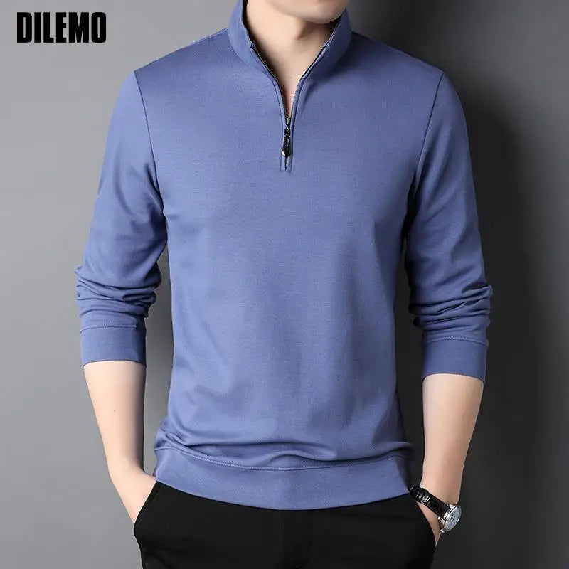 Top Grade 2023 New Fashion Brand Luxury Zipper Polo