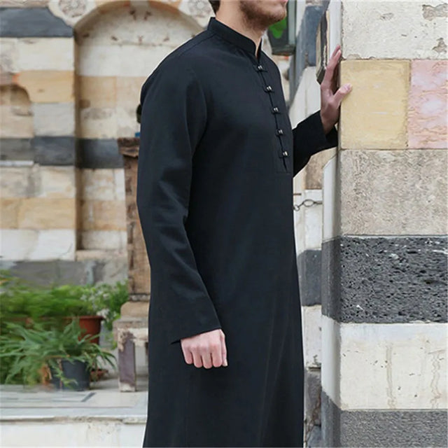 Muslim Robe Men Jubba Thobe Saudi Arabia Kaftan