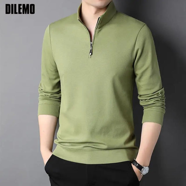 Top Grade 2023 New Fashion Brand Luxury Zipper Polo