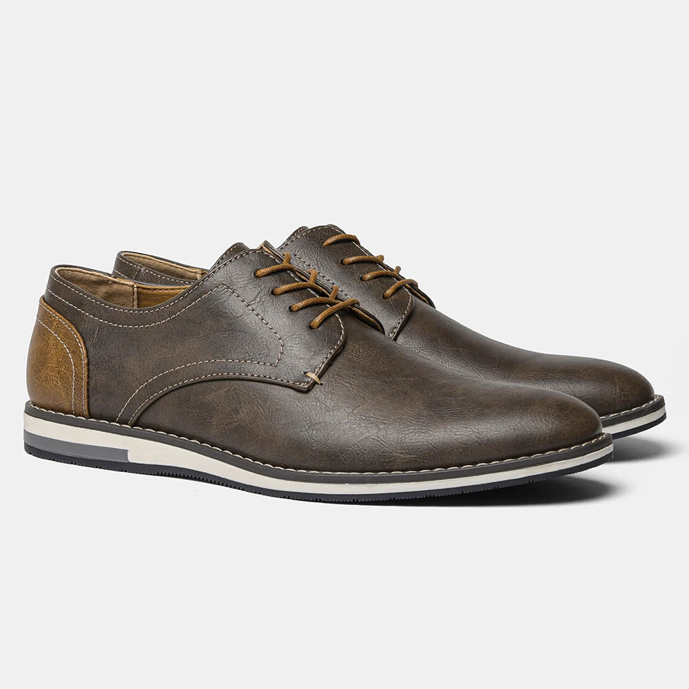 39~49 men shoes brand 2023 fashion comfortable men leather shoes #KD4163 comfortable men leather shoes #KD4163