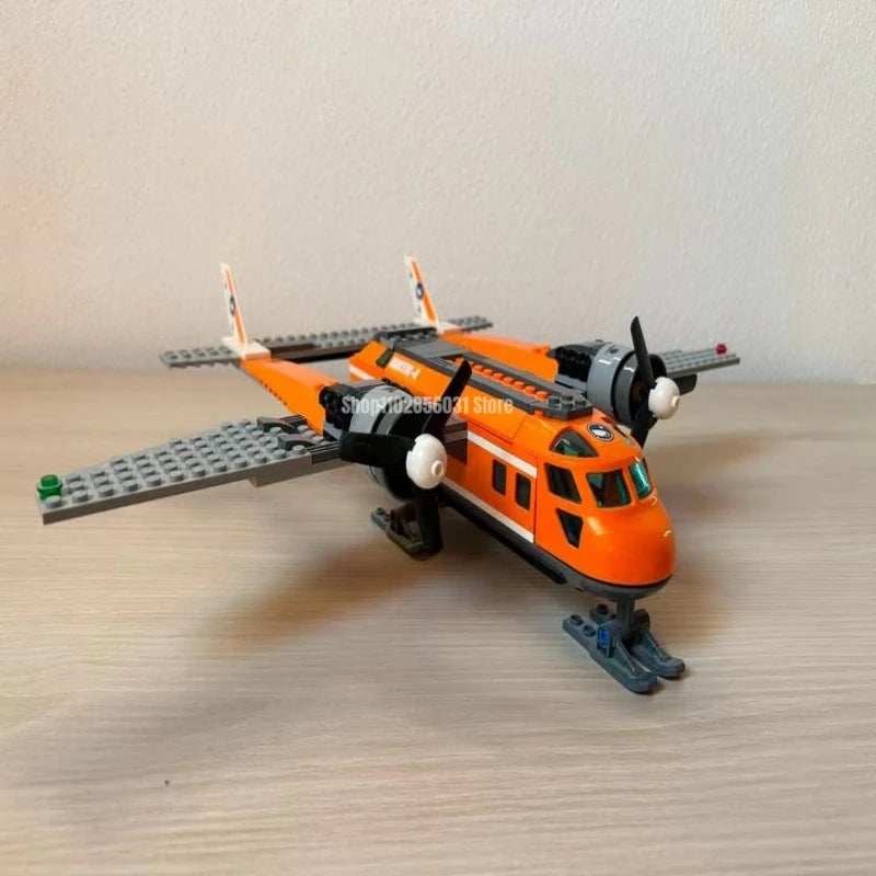 391pcs Arctic SupplyTravel Moc Assemble Building Blocks FIT 60064 Travel Moc Model Bricks Kids Toys for Chilren Gift