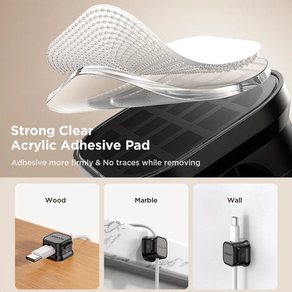 Joyroom Magnetic Cable Clips Cable Smooth Adjustable Cord Holder