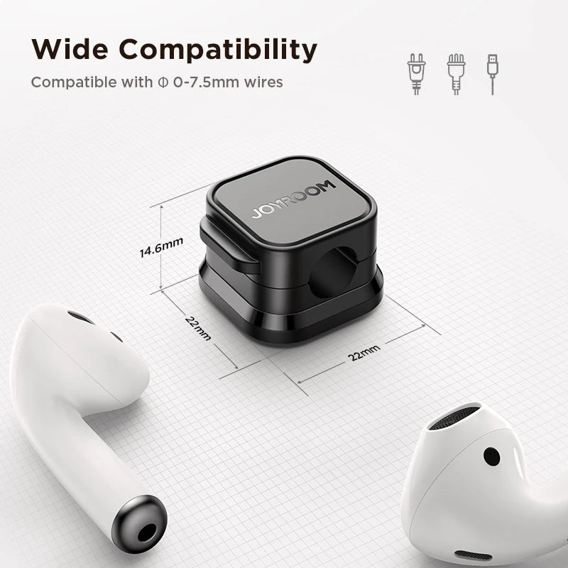 Joyroom Magnetic Cable Clips Cable Smooth Adjustable Cord Holder