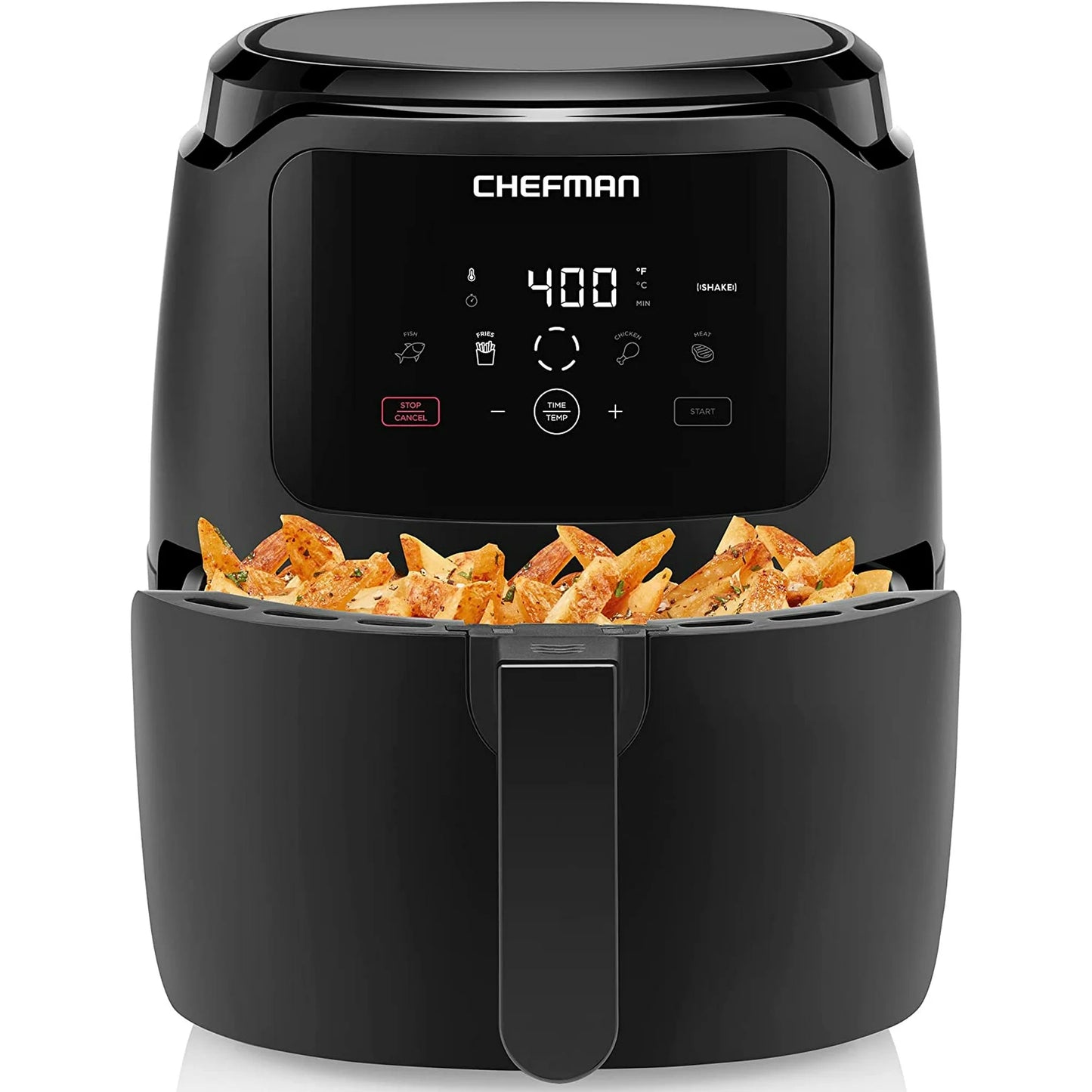 CHEFMAN Large Air Fryer 6.5 Qt XL, Healthy Cooking, User Friendly, Nonstick, Digital Touch Screen with 4 Cooking Functions