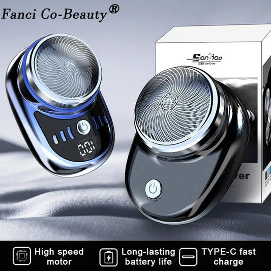 Electric Shaver Portable Razor Man Travel Attire Wet And Dry USB Rechargeable Shaver TypeC Charging Mini Shaving Machine for Men