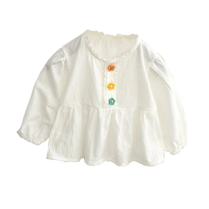 Girls Baby's Kids Blouse Coat Jacket Outwear 2024 Hot Spring Autumn Shirts Cotton Gift Party