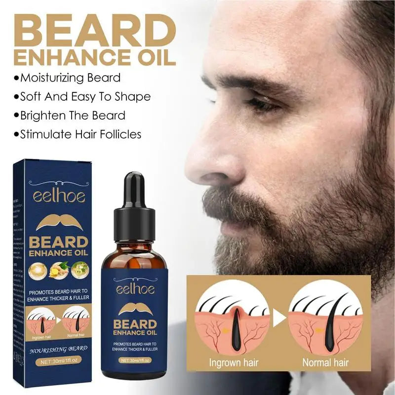 Beard Oil For Men Beard Growth Serum Beard Oil Leave-in Conditioner Restore Natural Moisture And Soften Your Beard To Prevent