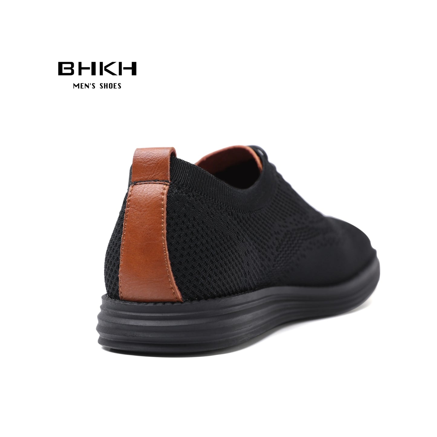 BHKH Male Sneakers Summer Knitted Mesh Casual Shoes Lightweight Casual Shoes Breathable Walking Footwear