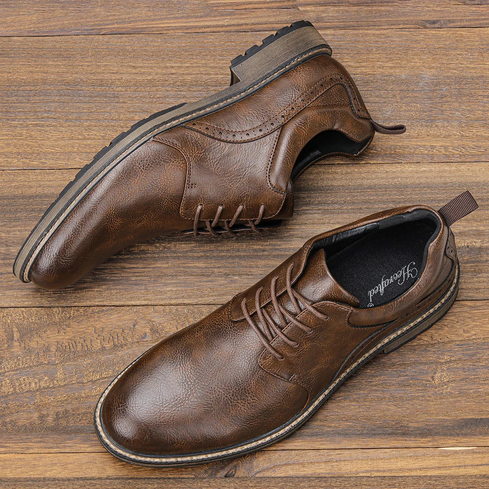 40~46 Casual Shoes Men Fashion Brand Comfortable 2022 Leather Shoes Men #Al726 2022 Leather Shoes Men #Al726