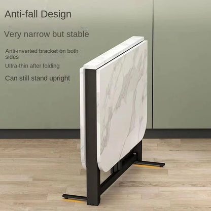 Folding Dining Table Modern Small Apartment Table Hallway Balcony Organizer Entryway