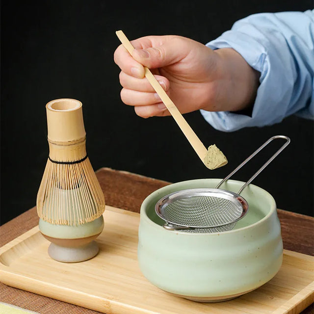 New matcha set japanese matcha ceramic bowl matcha tea spoon tea tools accessories ceramic matcha cup ceremonial matcha spoon