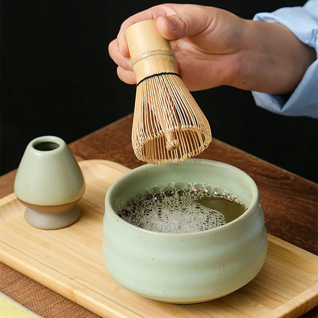 New matcha set japanese matcha ceramic bowl matcha tea spoon tea tools accessories ceramic matcha cup ceremonial matcha spoon