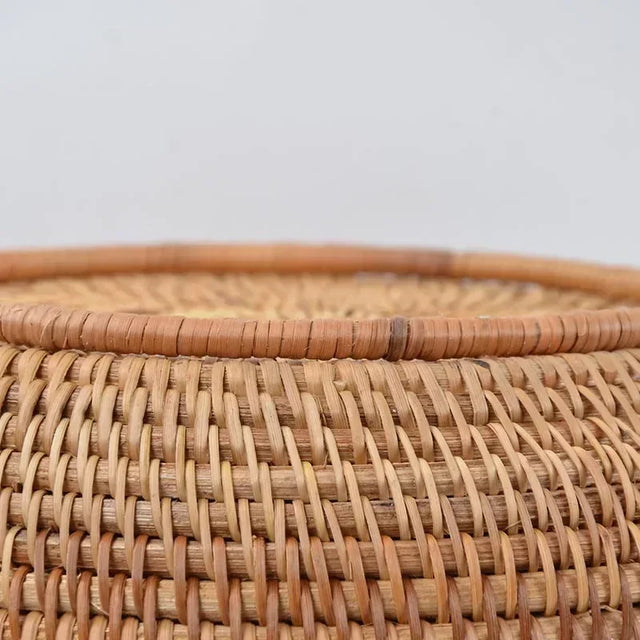 Hand Woven Rattan Storage Basket Multifunction Sundries