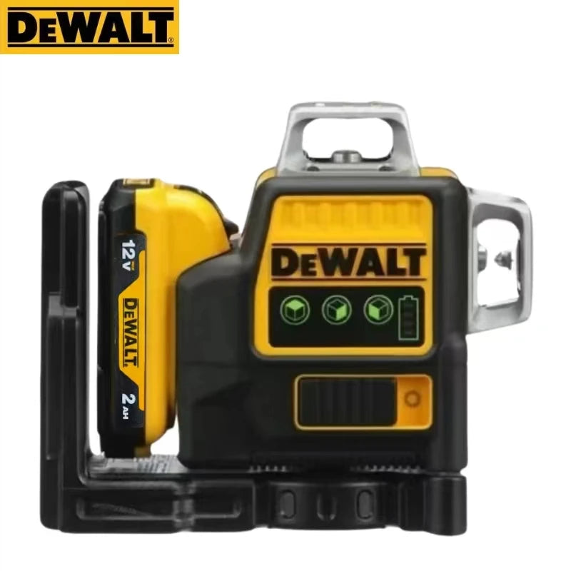 Dewalt DW089LG 3 Sides*360 12 Lines Laser Level Horizontal Green Light tool Meter Outdoor Degree Vertical 12V Lithium Battery