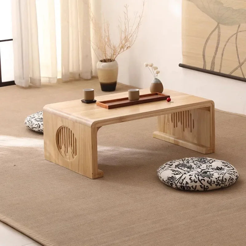 Floor Japanese Coffee Table Wood Entryways Vanity Sideboards Table Storage Couch Mesa De Centro