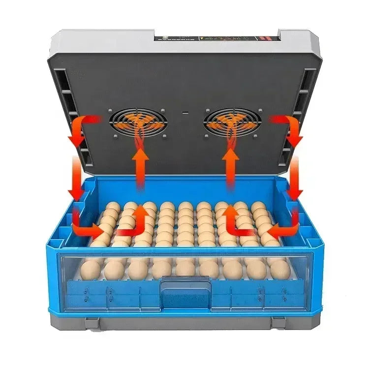 Egg Incubator Fully Automatic Dual Power Hatching Machine Chick Roller