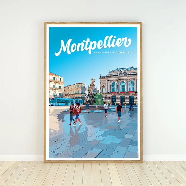 Landes Montpellier Landscape Poster Saint Malo City Travel Canvas Painting Modern Wall Art Print Pictures