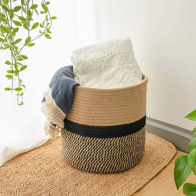 Plant Pots Seagrass Basket Planter Handmade Storage For Garden