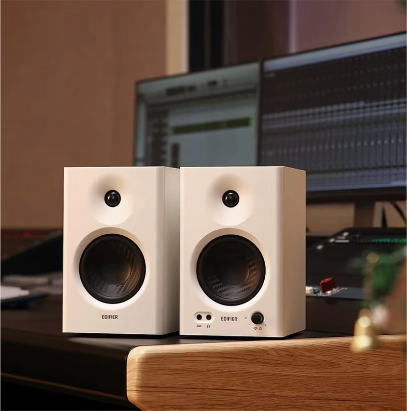 Powered Studio Monitors Speakers 42W Activestudio Bookshelf Speakers Sound