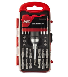 Skil 28pcs T-Handle Screwdriver with full Set the unbreakable one