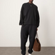 The North Face extreme pile fleece zipup coat in black